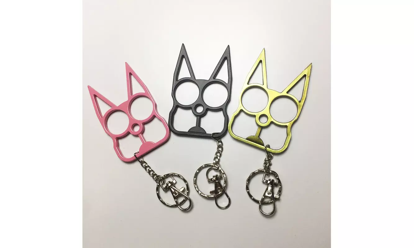 Cat Self Defense Keychains - Primary Image