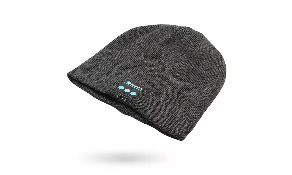 Beanie with Built In Wireless Bluetooth Headphones