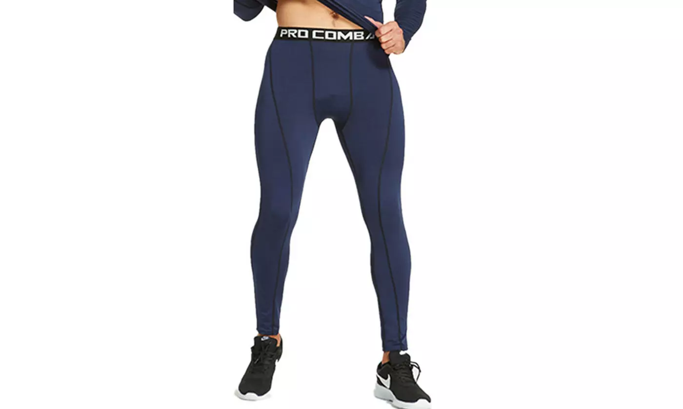 Men's Compression Pants Athletic Tight,Leggings Base Layer Bottoms 