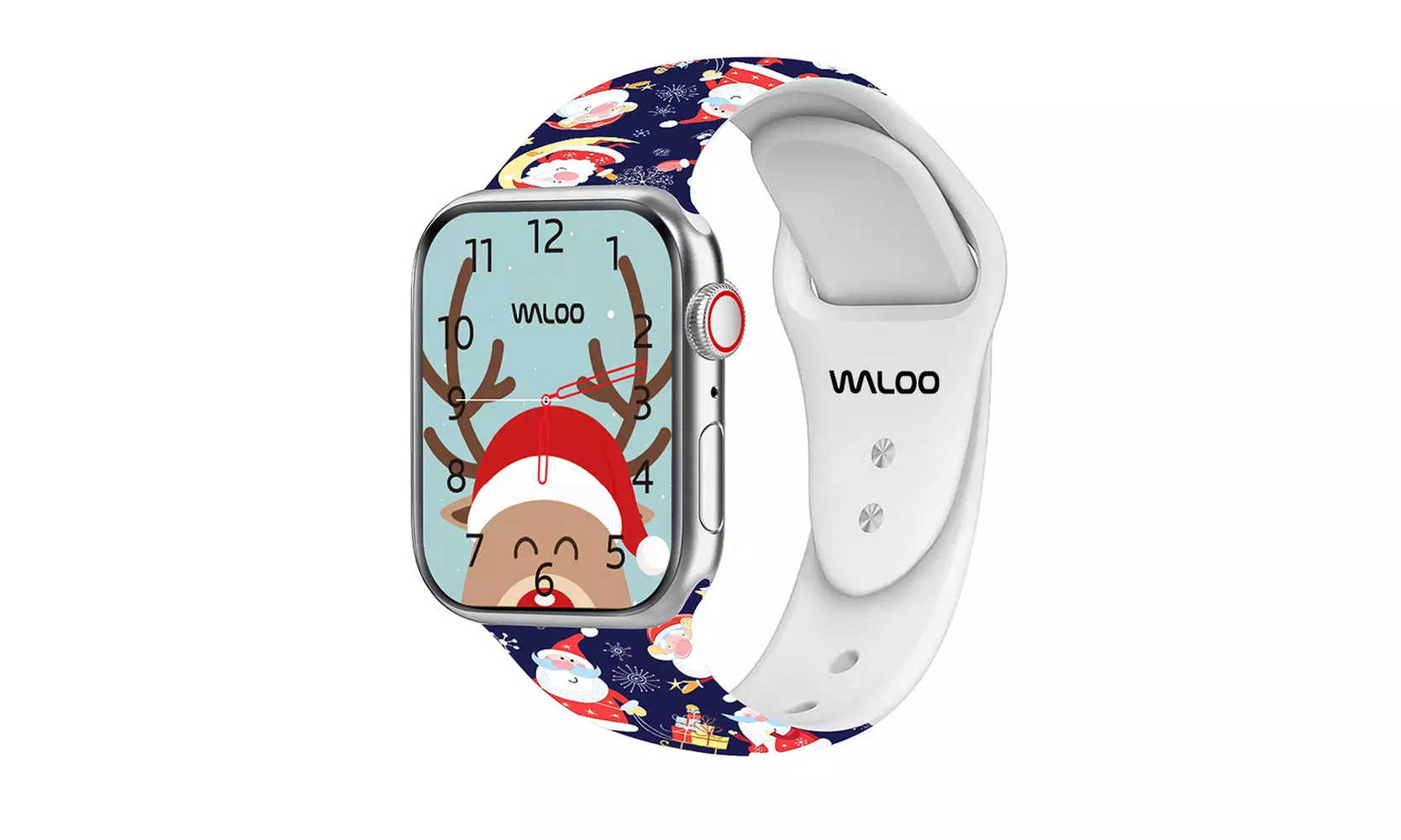 Waloo Christmas Silicone Sport Replacement Band For Apple Watch - All Series