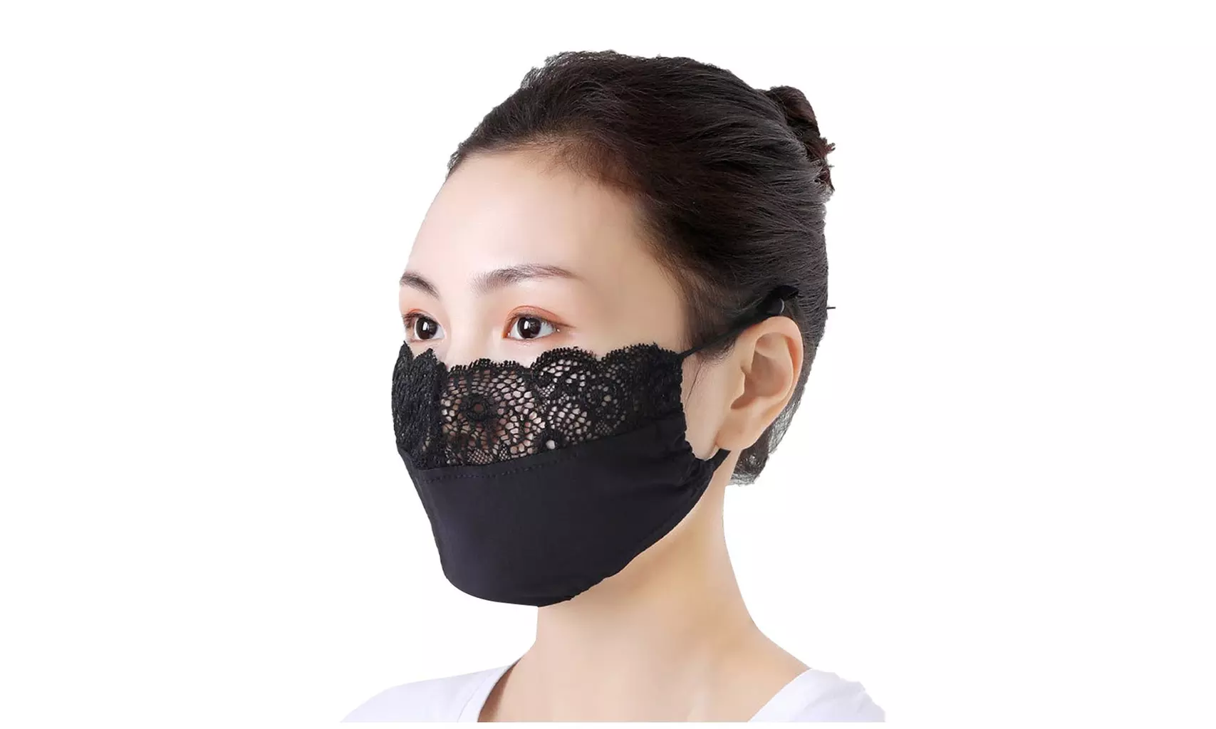 Fashionable Women'S Lace Reusable Dust-Proof Muffle Cute Mask (Astyle) - Primary Image