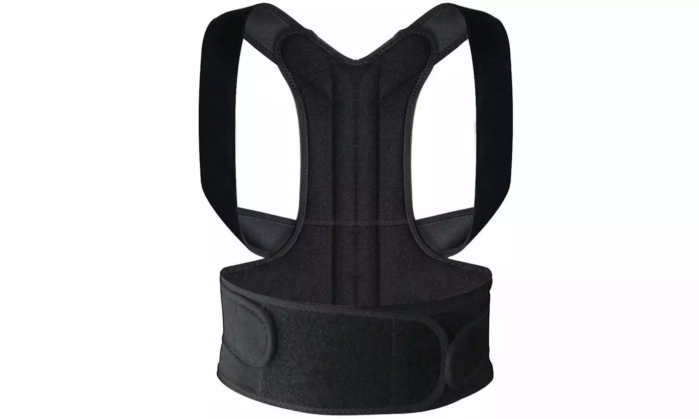 Posture Corrector Magnetic Therapy Back Support Brace Pain Relief - Second Medium