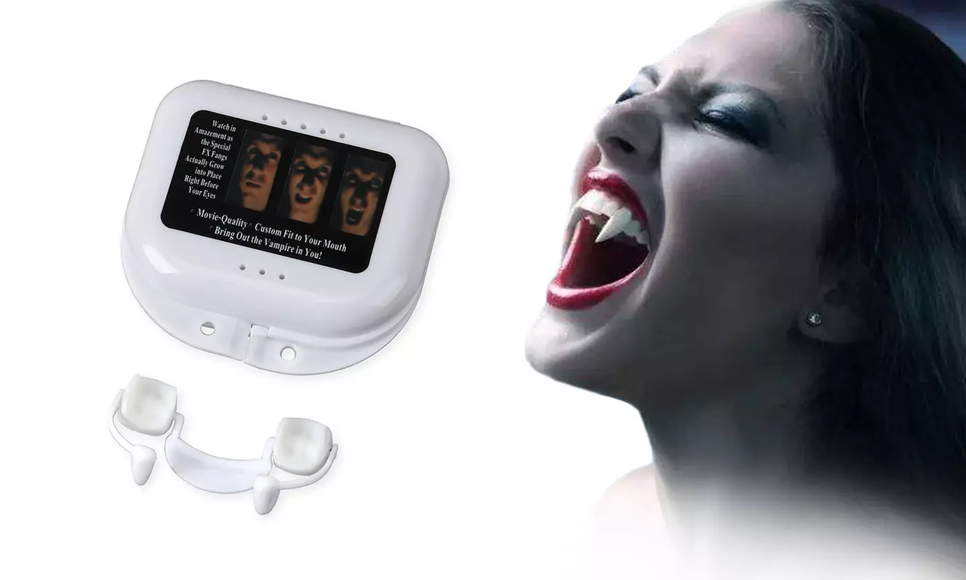 Halloween Prop Fake Teeth Dentures Zombie Teeth Fangs Cosplay - Primary Image