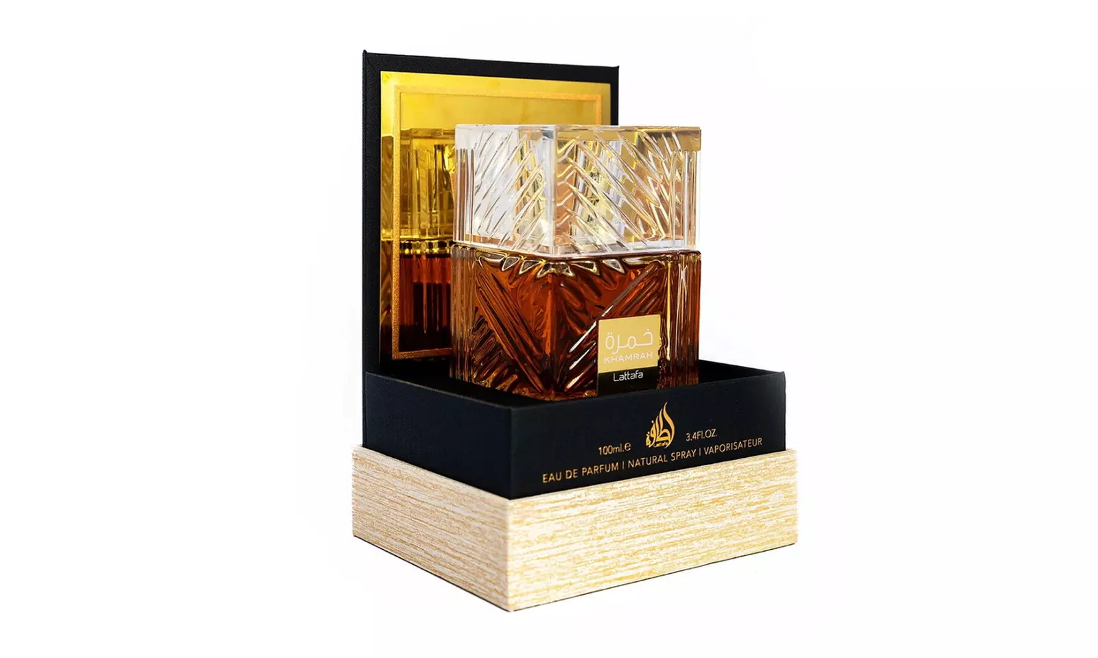 Lattafa Khamrah or Khamrah Qawah Eau de Parfum for Unisex 3.4 Fl. Oz.