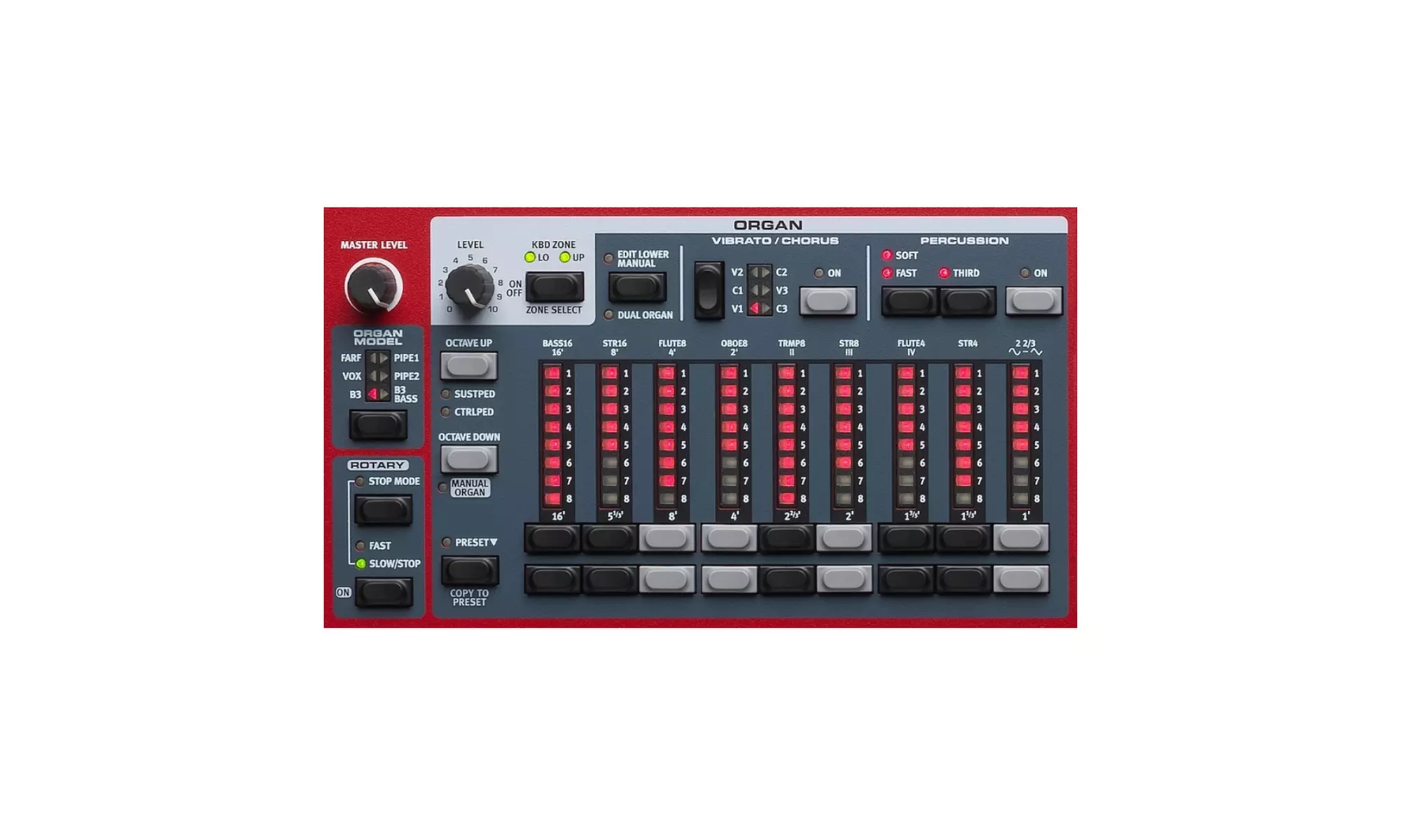 Nord Electro 6HP Keyboard with 73-Key Hammer-Action Keybed and Nine Drawbars - Second Medium