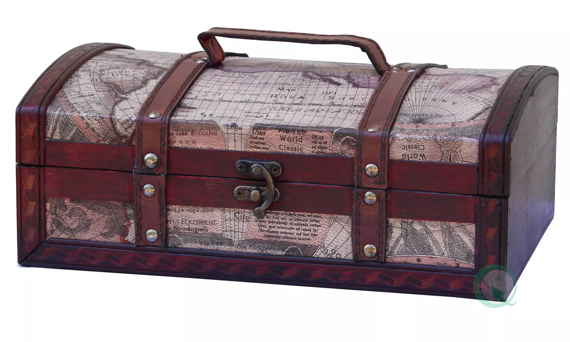 Old World Map Treasure Chest - Second Medium