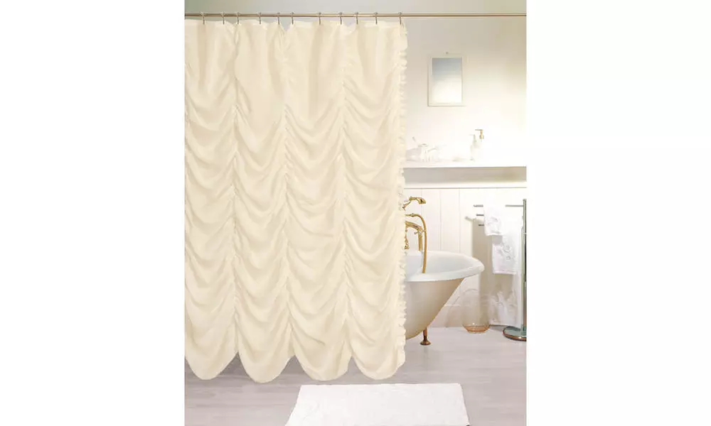 Dainty Home Theater Fabric Shower Curtain - Primary Image