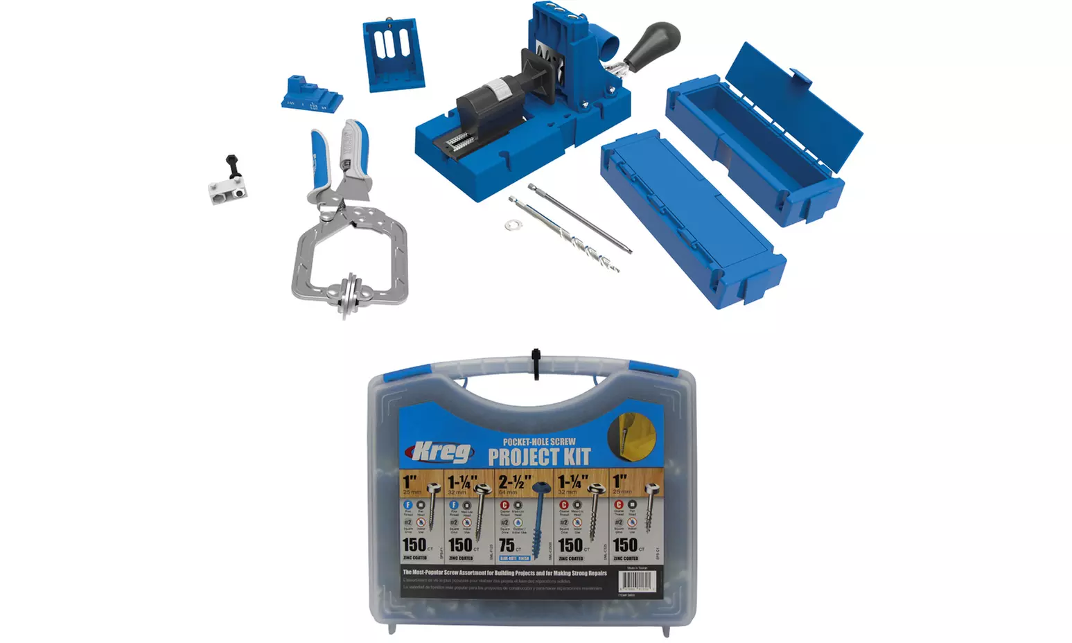 Kreg Jig K5 Master System with Pocket-Hole Screw Project Kit in 5 Sizes - Primary Image