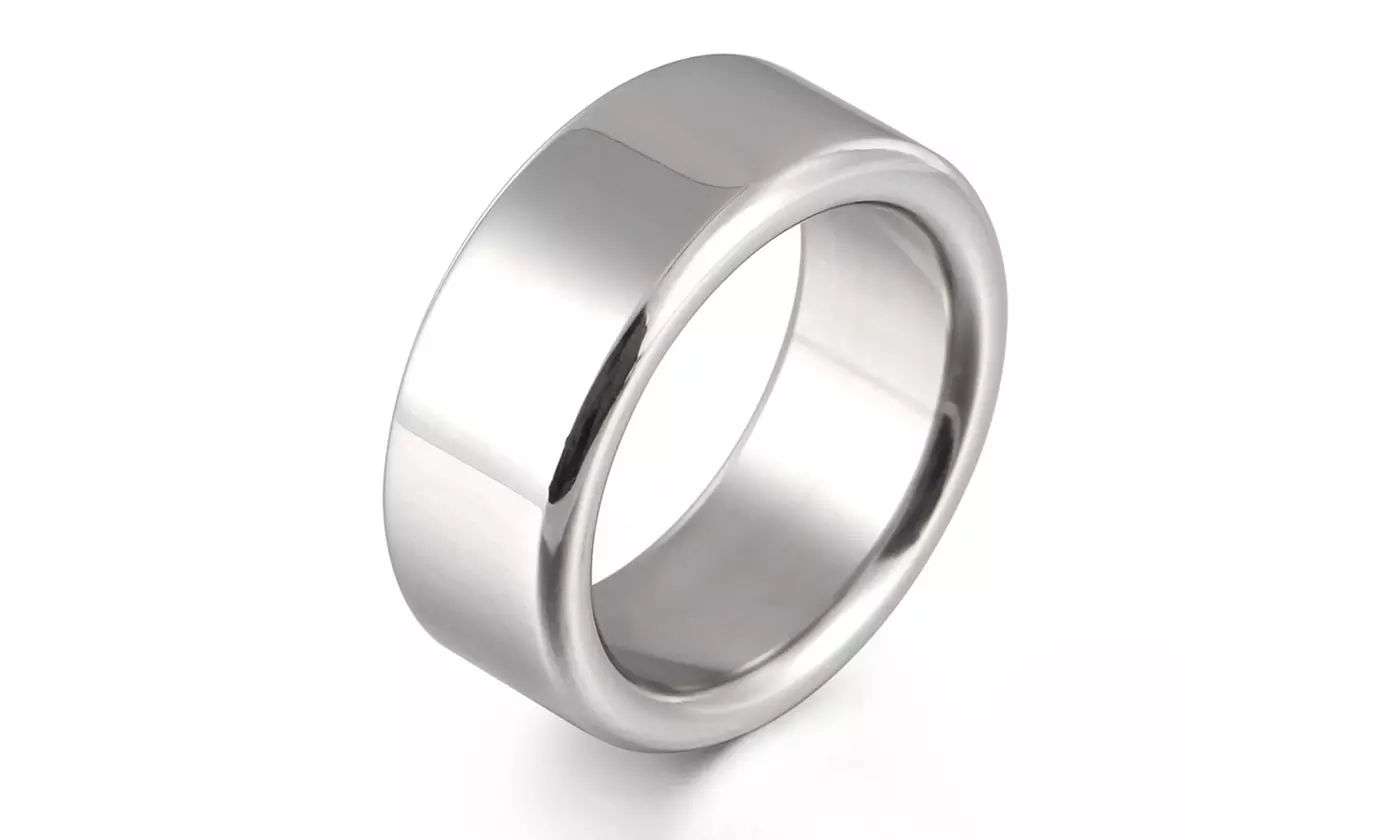 Stainless Steel Metal Silver C-Ring Penis Enhancer