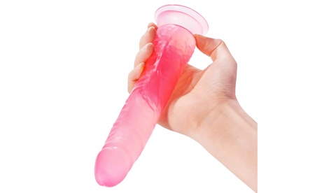 Realistic Dildo 8.1 Waterproof Suction Cup Strap On Compatible Pink