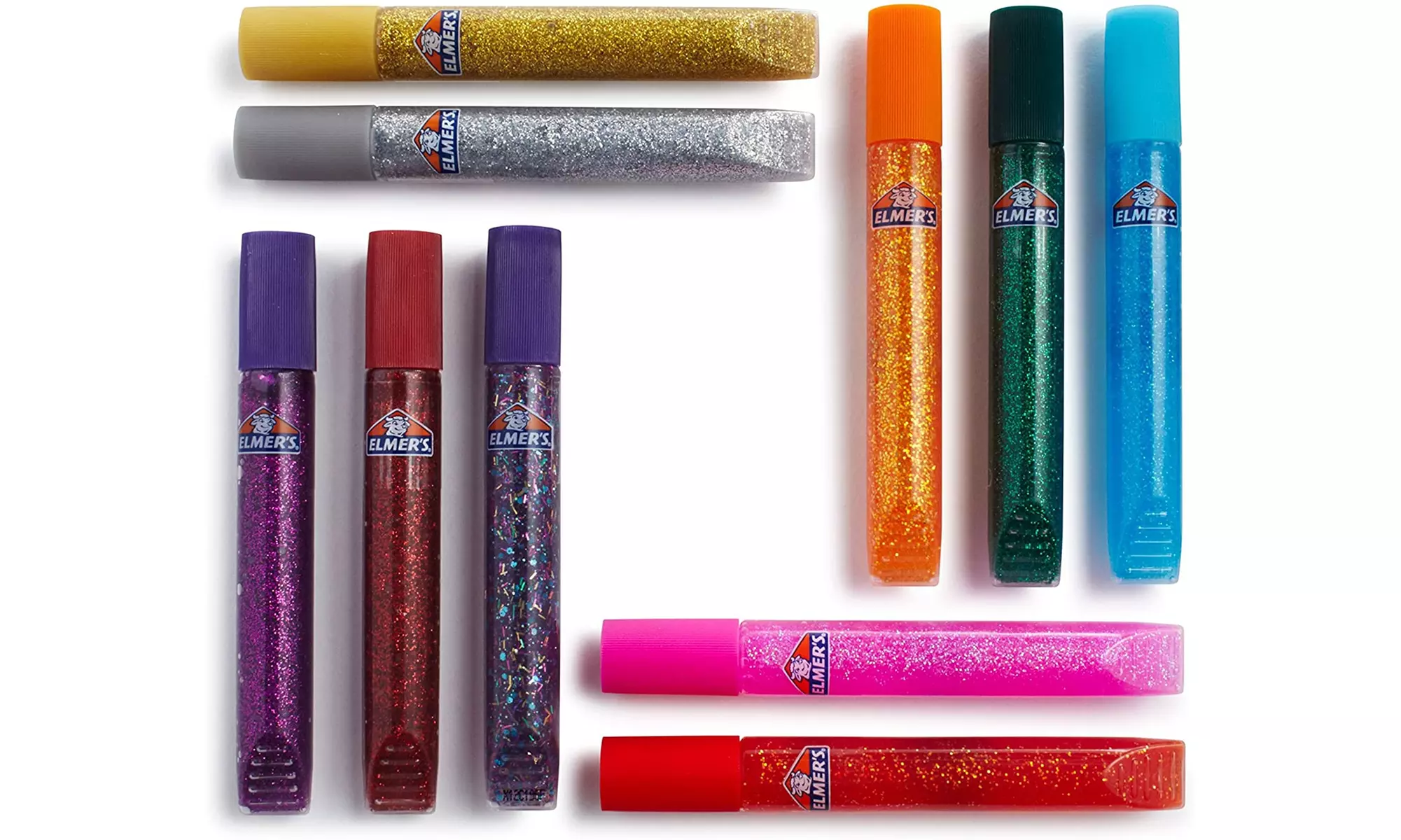  Elmer's Glitter Glue Pens, Rainbow, 50-Count - Second Medium