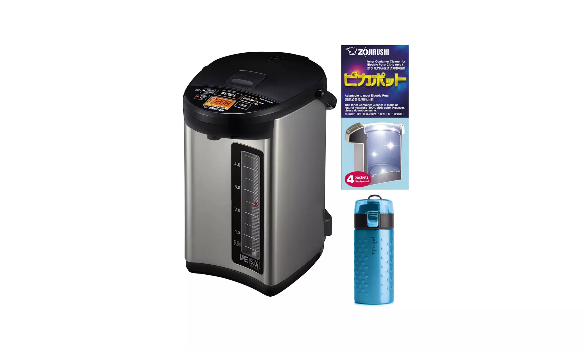 Zojirushi CV-JAC50XB 5.0 Liter Water Boiler and Warmer with Cleaner Bundle - Primary Image