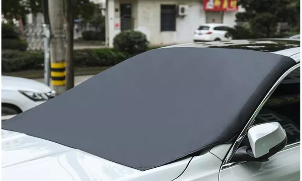 efamilymart Universal Fit Magnetic Snow and Ice Windshield Cover - Primary Image