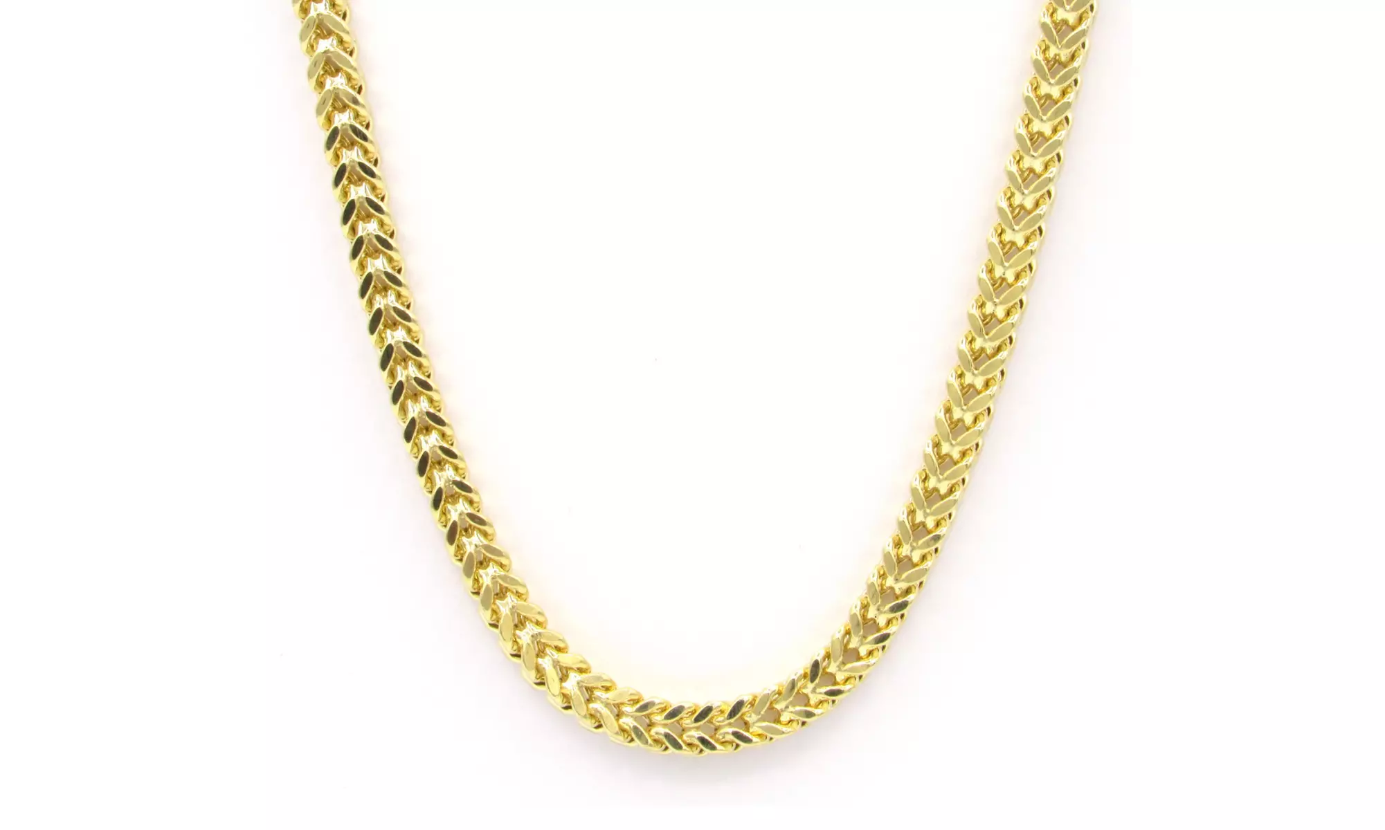 10K Yellow Gold Franco Chain, 2.2MM - 6.0MM - Primary Image