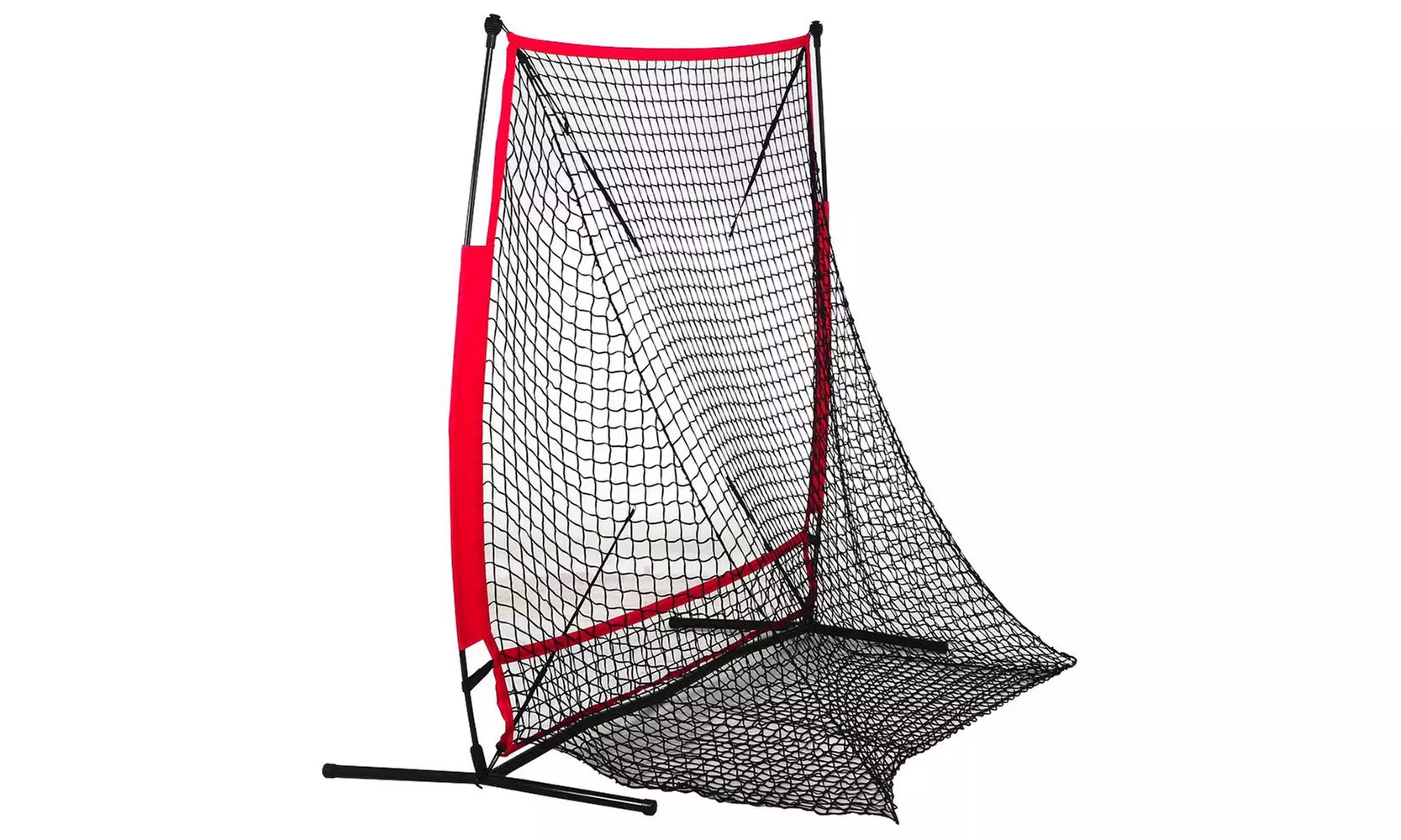 5x5FT Pitching Practice Net w/Training Ball Strike Zone Baseball - Second Medium