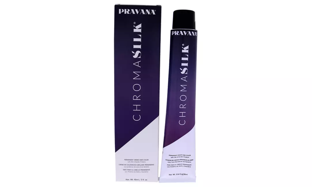 Pravana ChromaSilk Creme Hair Color - 4.45 Copper Mahogany Brown For Unisex 3 oz - Primary Image