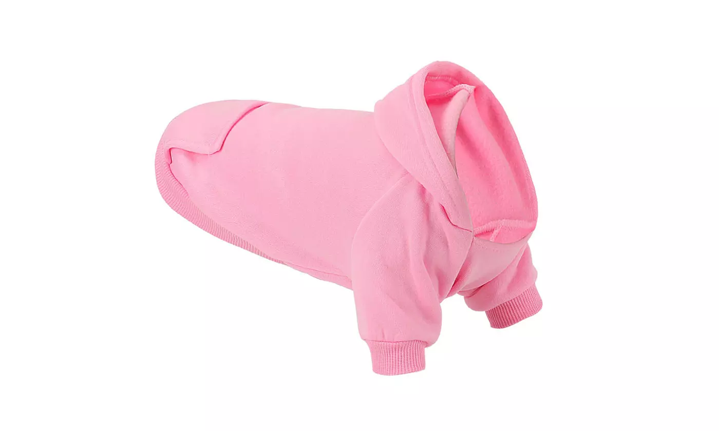 Winter Dog Hoodie Sweatshirts with Pockets Warm Dog Clothes for Small Dogs