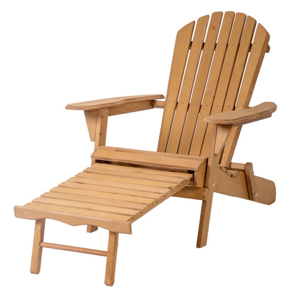 Outdoor Wood Adirondack Chair Foldable W Pull Out Ottoman Furniture Outdoor Wood Adirondack Chair Foldable W Pull Out Ottoman Furniture Groupon