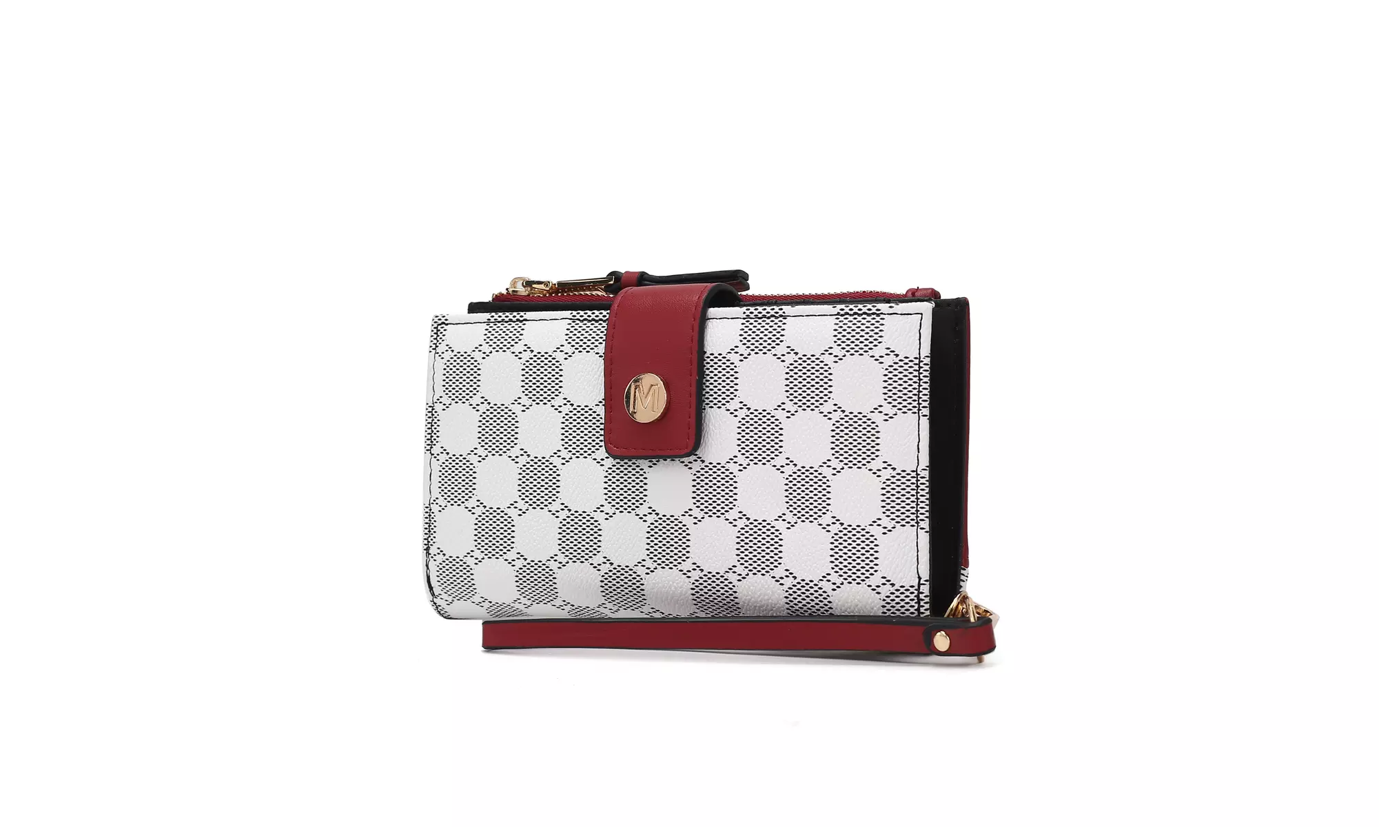 MKF Collection Solene Print Wristlet Wallet For Women 