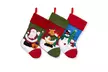 3 Piece Christmas Stockings - Quilted - Second Medium
