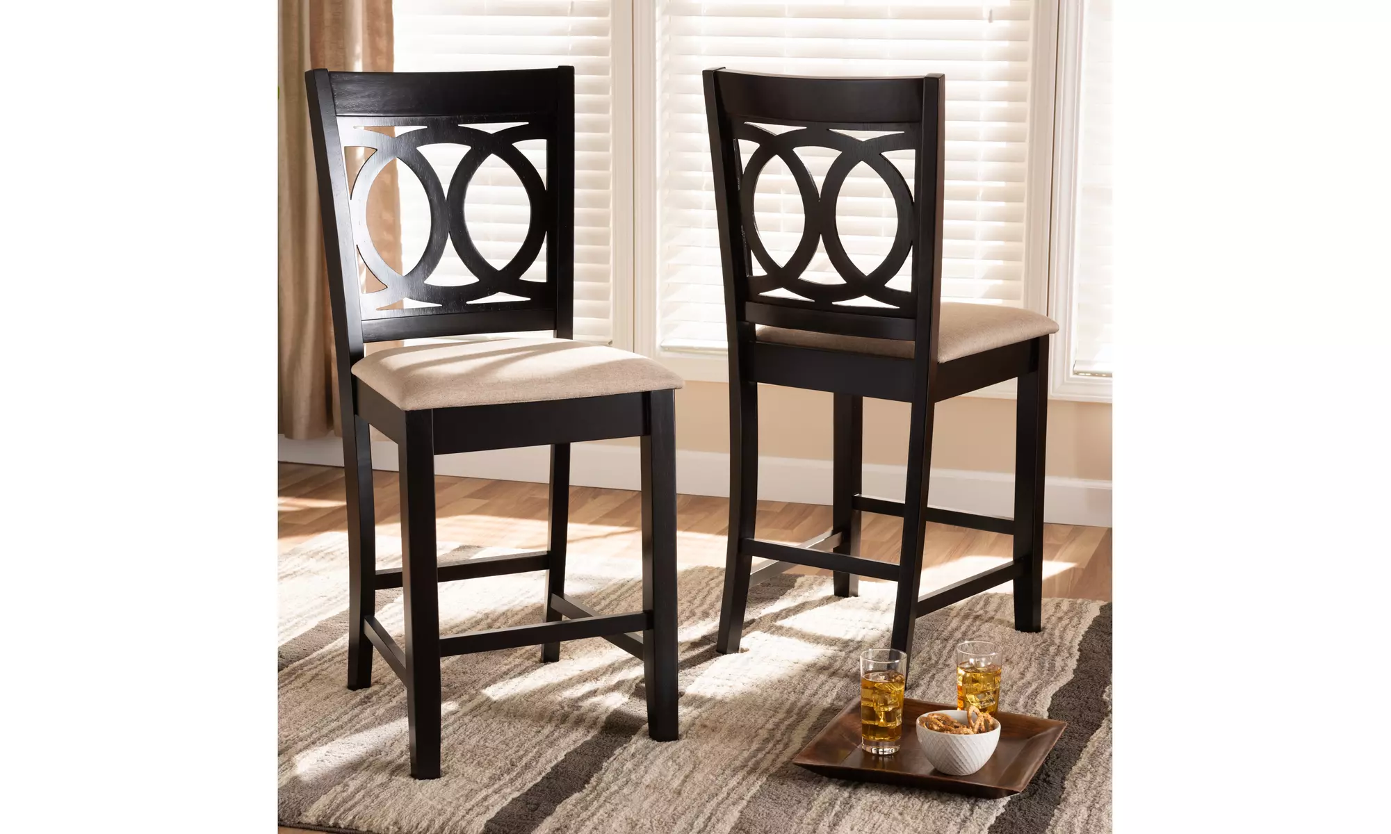 Charlotte 2-Piece Counter Stool Set - Second Medium
