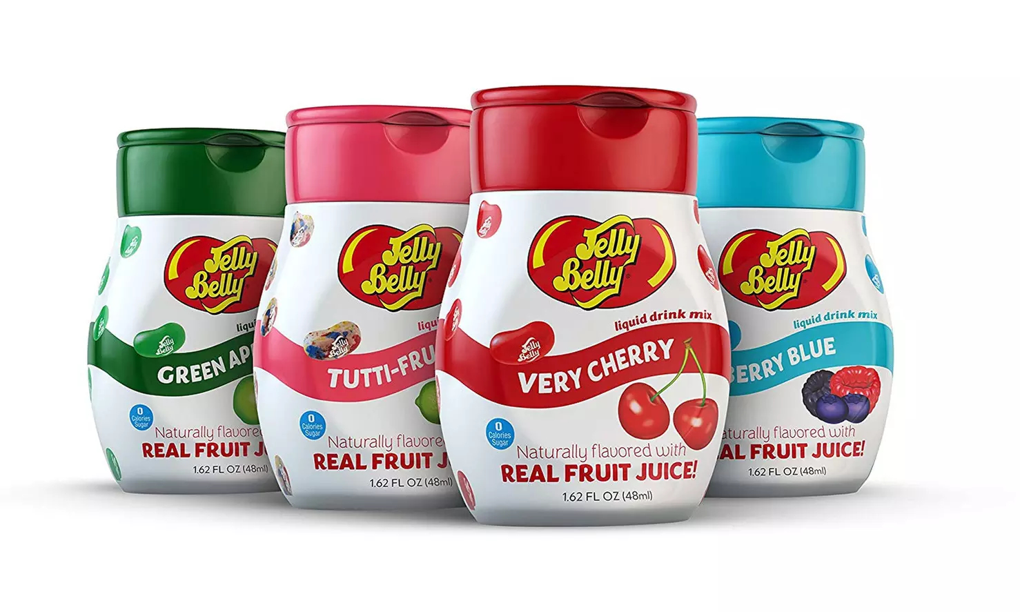 Jelly Belly - Water Enhancer, Variety Pack, 4 bottles, Sugar Free, Zero Calorie - Primary Image