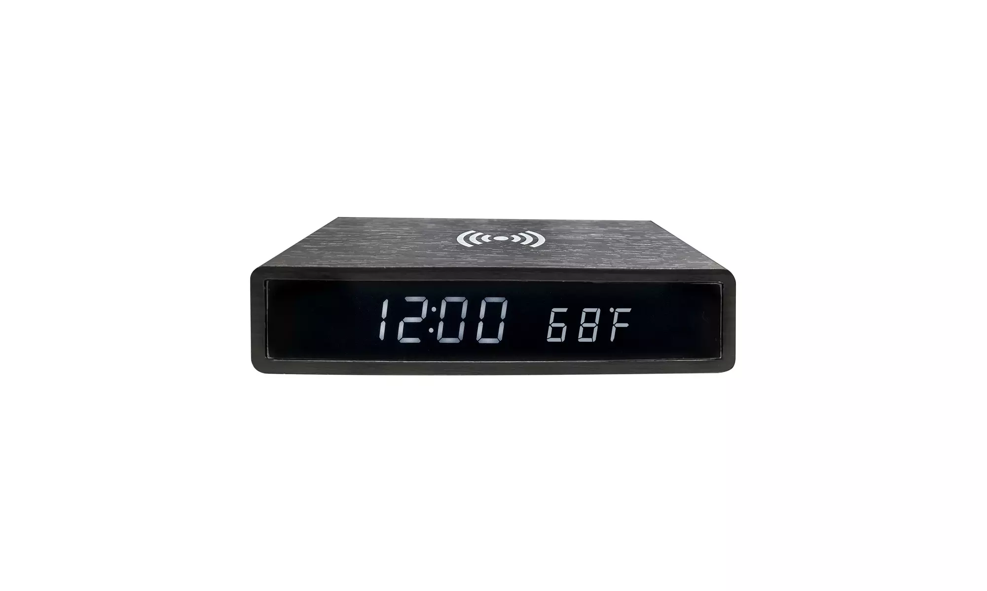 Zummy Wireless Charger Wood Clock with LED Clock