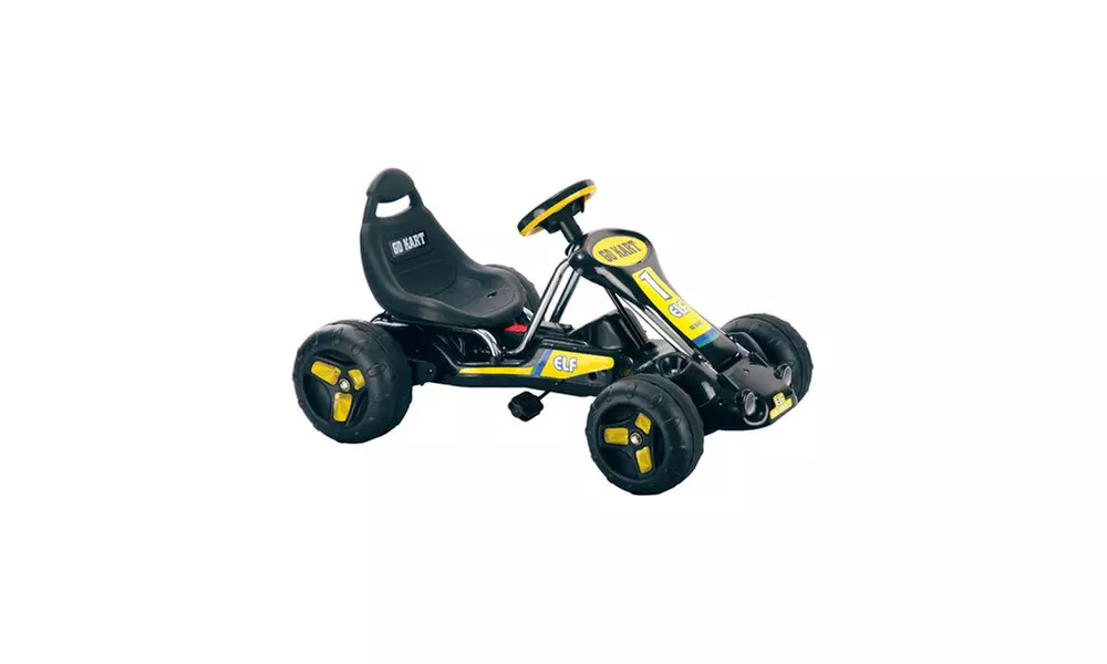 Lil' Rider Black Stealth Pedal Powered Go-Kart - Primary Image