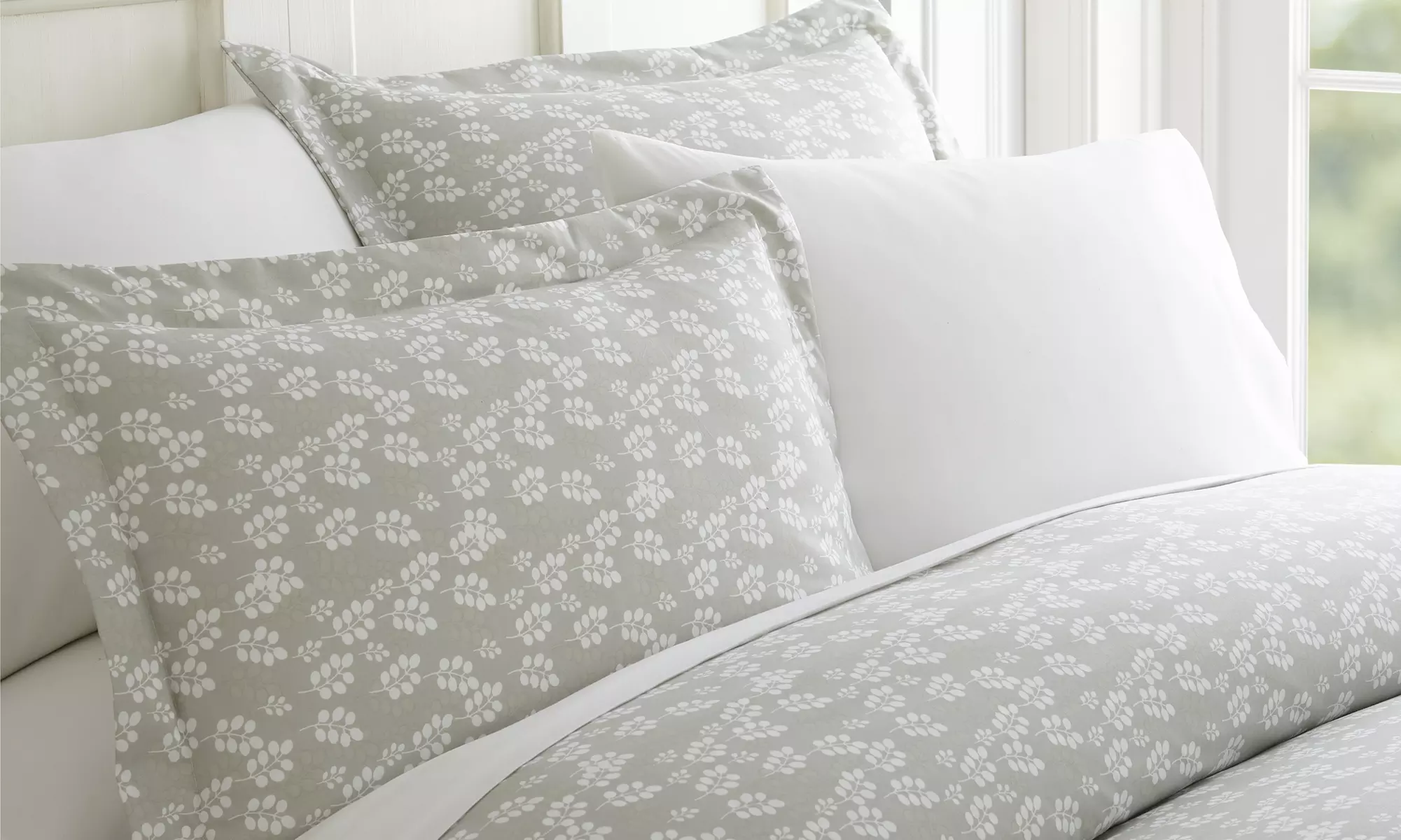 Merit Linens Premium 3 Piece Pattern Duvet Cover Set 