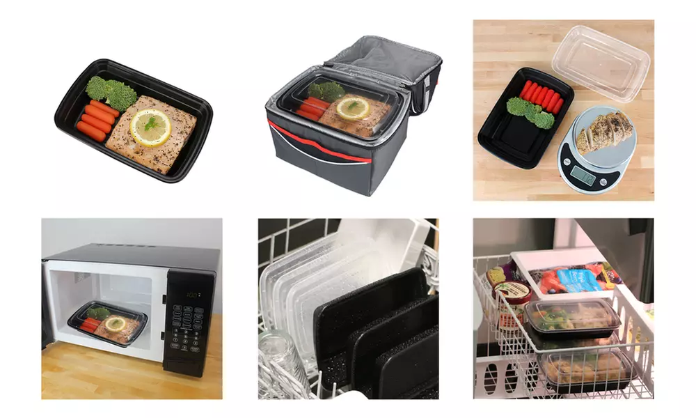Meal Prep Food Storage Containers (20, 30, 40, 42, 48, 72, 80, 300-Piece Set) - Second Medium