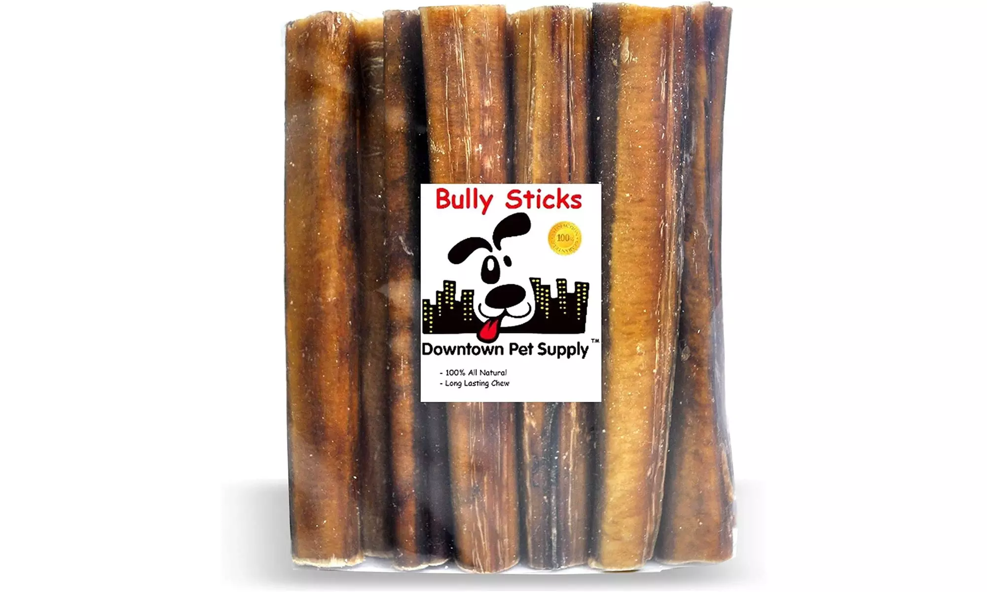 6'' inch Jumbo inch Bully Sticks by Downtown Pet Supply - Primary Image