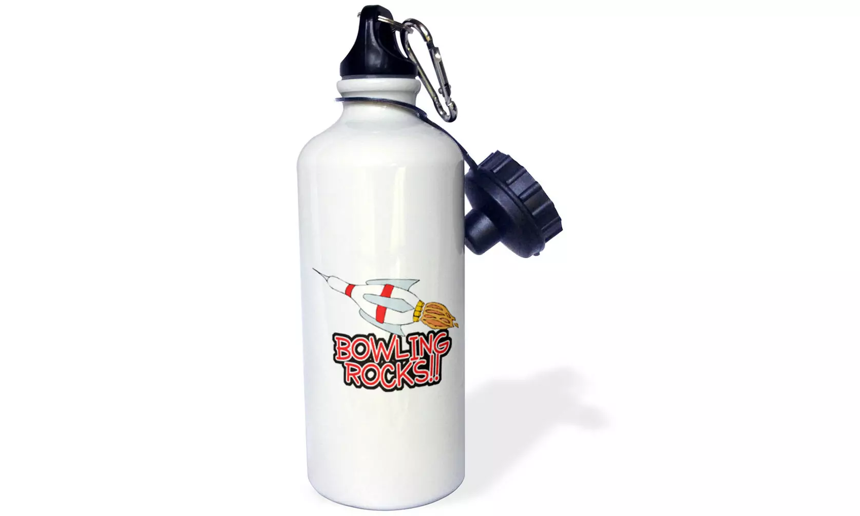 Water Bottle Bowling Rocks Pin Rocket Bowlers Sports Design  - Second Medium