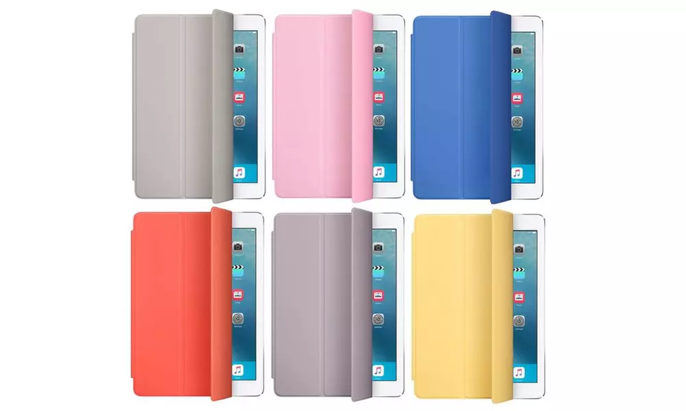 Apple Smart Front Cover Case or Silicone Back Case for 9.7" iPad Pro or Air 2 - Primary Image