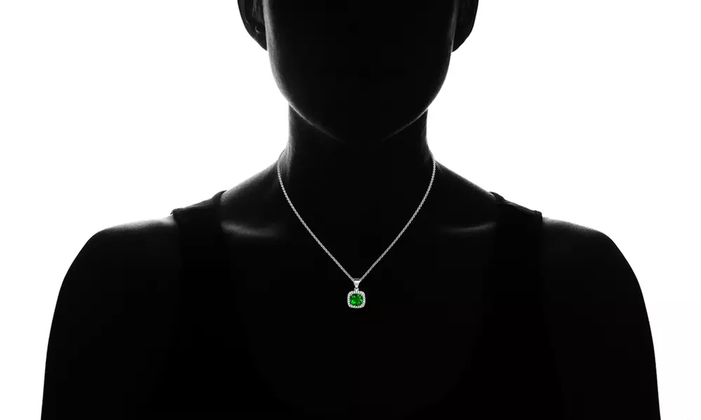 Cubic Zirconia & Lab-Created Emerald Jewelry Set By Chantel Club - Second Medium