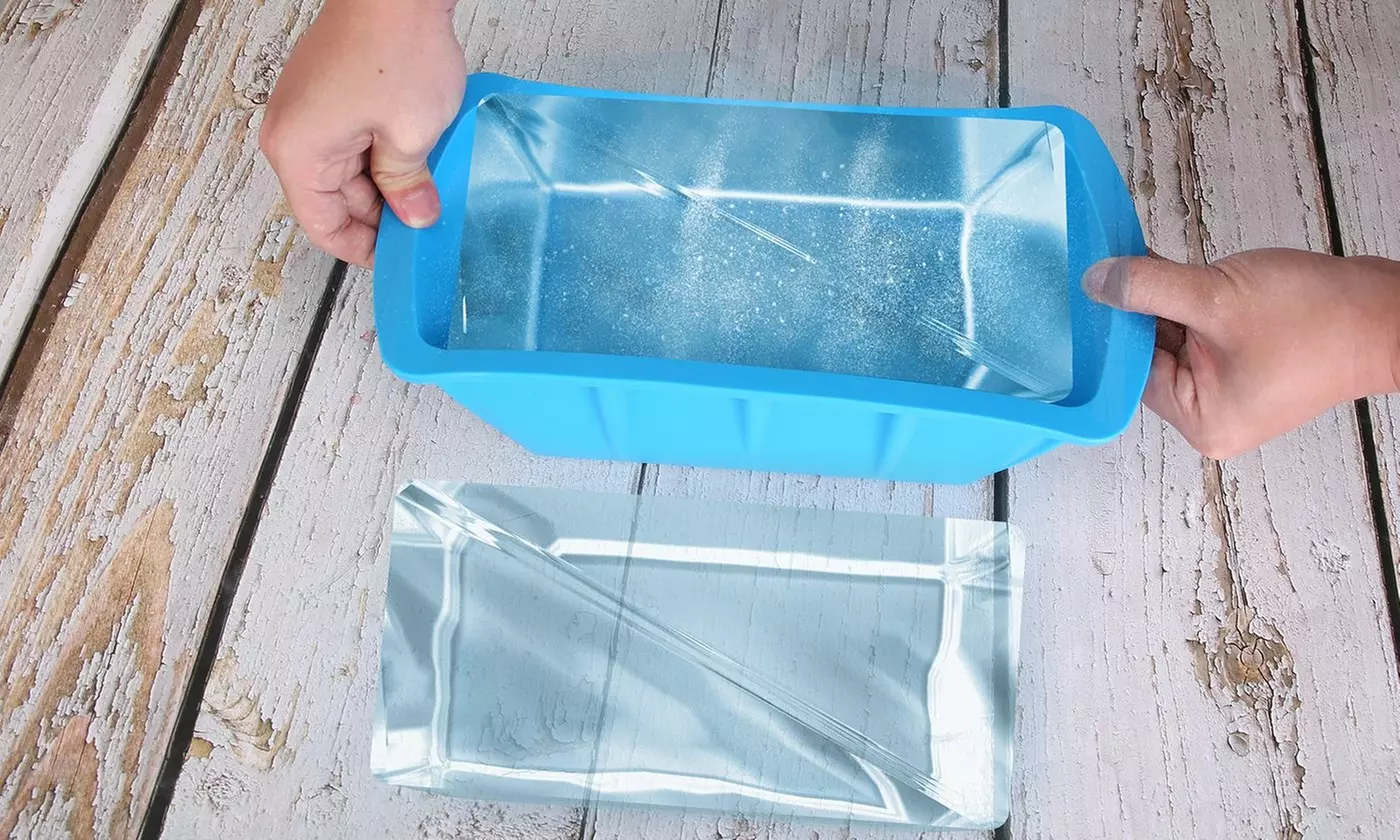 NewHome Ice Block Molds 6.6lb Silicone Large Ice Cube Mold for Coolers (2-Pack)