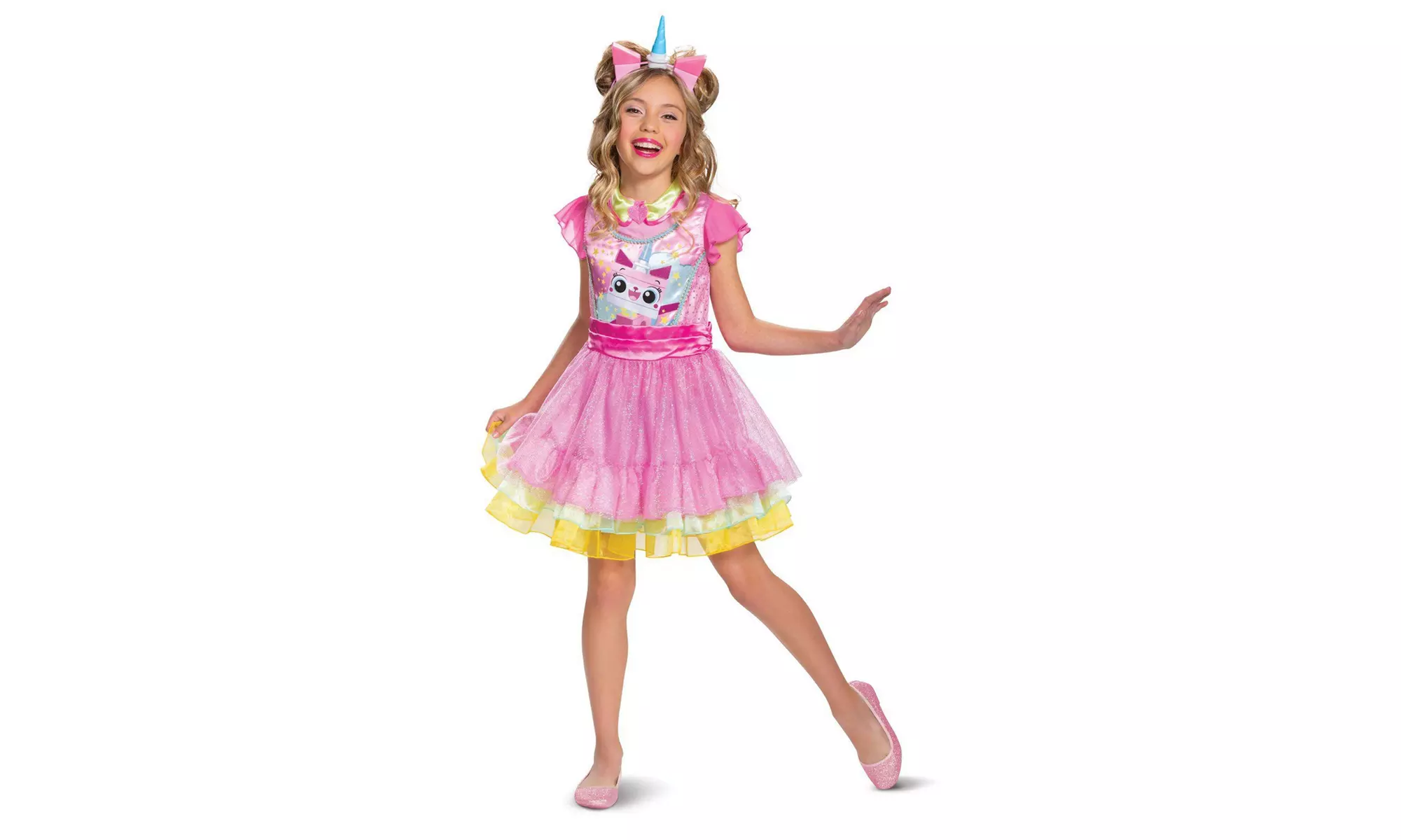 Girls Lego Movie 2: Unikitty Deluxe Child Costume  - Primary Image