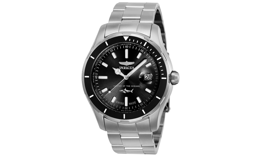 Invicta Men's 25806 Pro Diver Quartz 3 Hand Black Dial Watch | Groupon