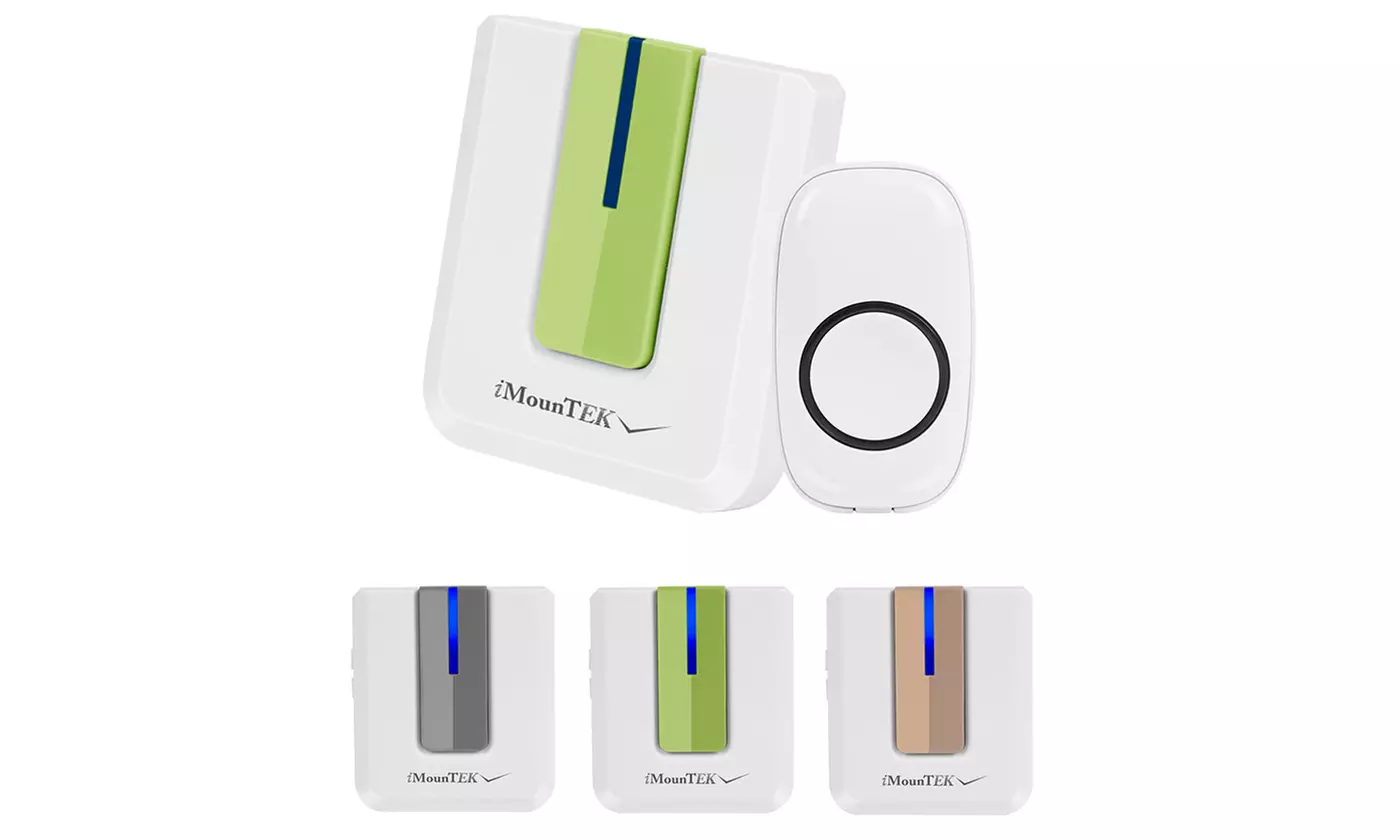 iMountek 52-Melody 1000FT Wireless Doorbell Door Bell Chime w/ Plug-In Receiver - Primary Image