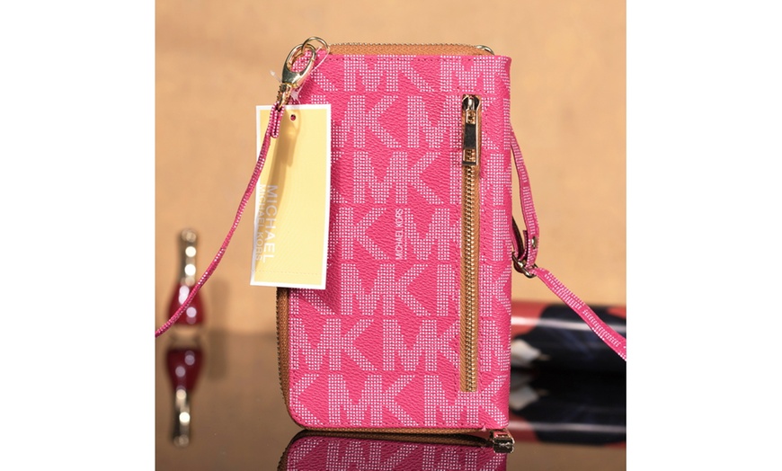 Image 16: Michael Kors Leather Crossbody