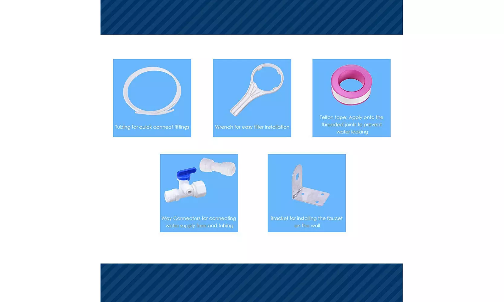 5 Stage Home Drinking Water Filter Purifier Ultra-filtration Hollow Fiber System - Second Medium