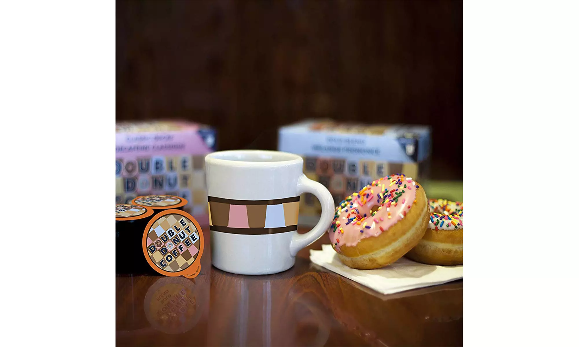 Double Donut Roast Coffee Single Serve Cups, 80 Count