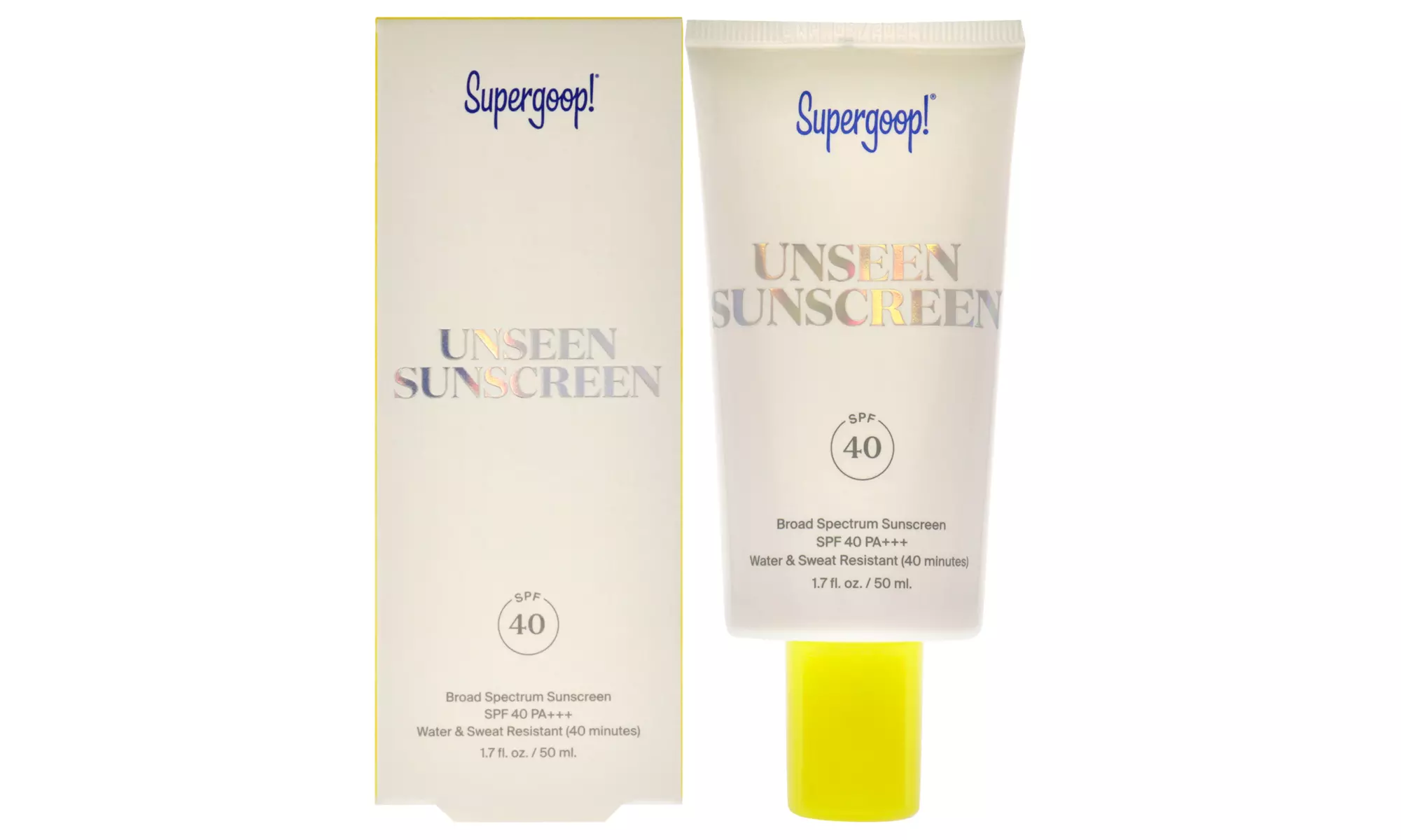 Supergoop Unseen Sunscreen SPF 40 for Women 1.70 oz Sunscreen