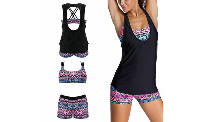 women's boyshort swimsuit