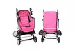 Kinbor Four Wheel Pet Stroller Cat Dog Walk Travel Foldable Folding Carrier - Second Medium
