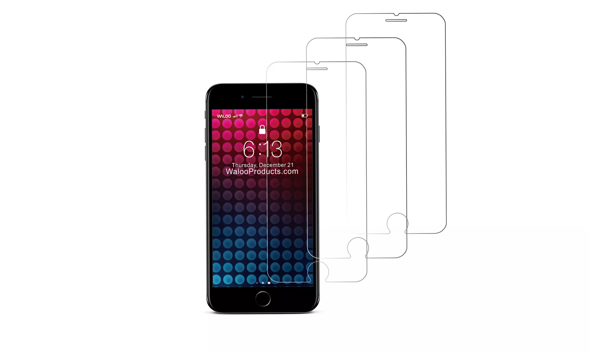 Waloo Privacy or Blue Light Tempered Glass Screen Protector for iPhone