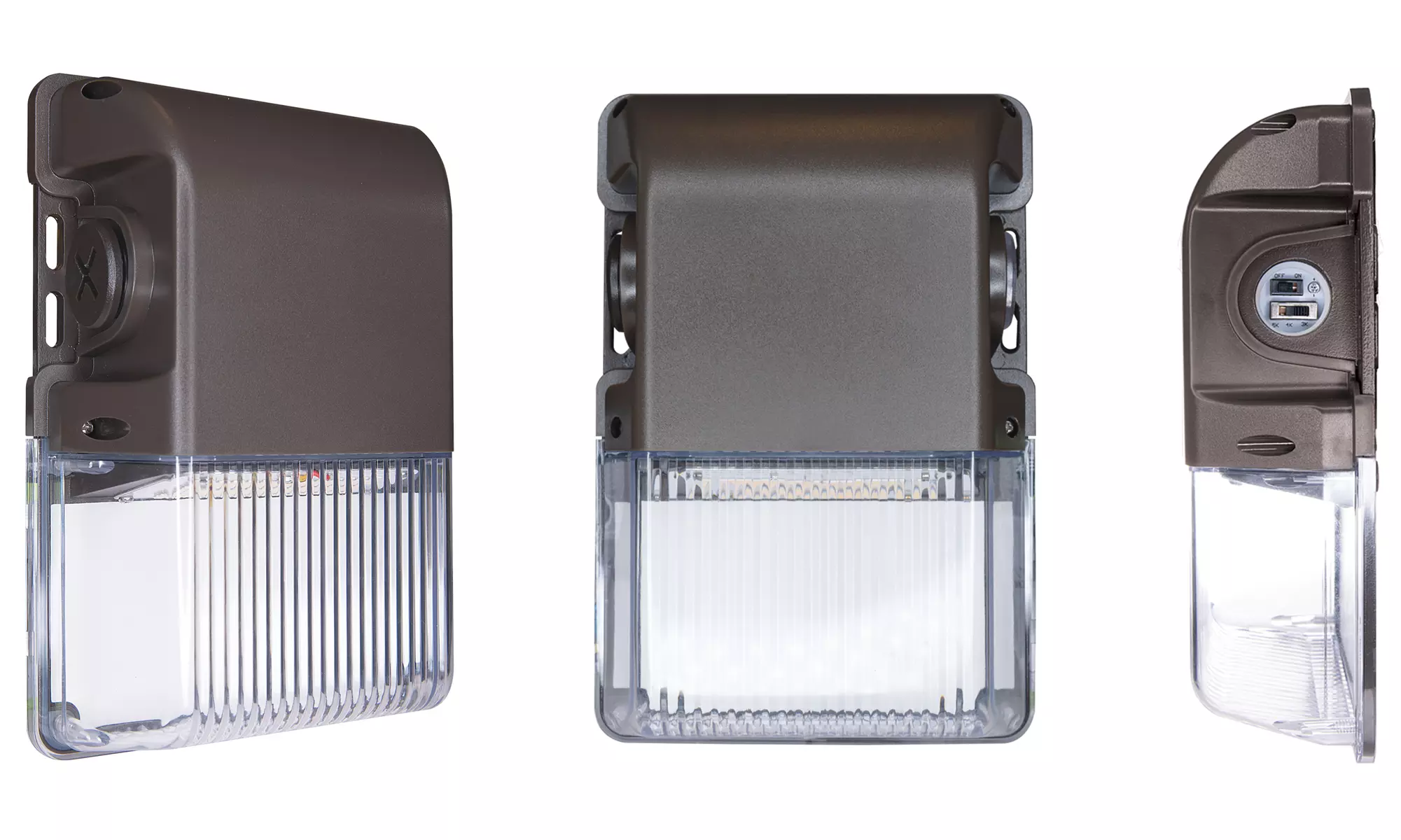 2 Pack - 3500 Lumen LED Mini Wall Pack - Primary Image