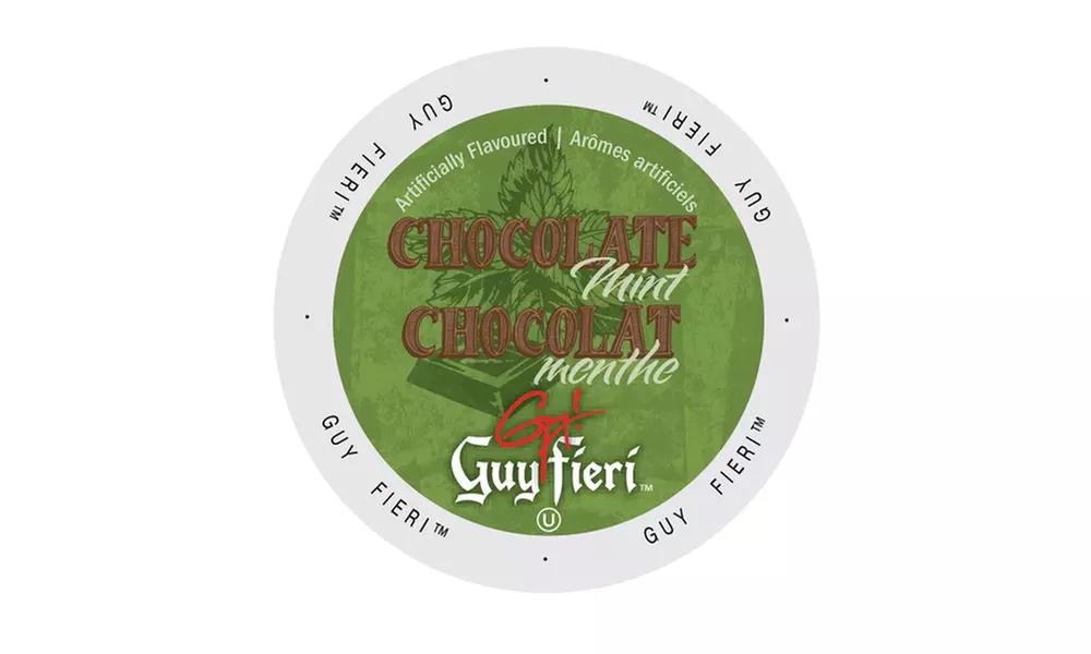 Guy Fieri Chocolate Mint Coffee Single Serve Cups, 48 or 96 Count - Primary Image