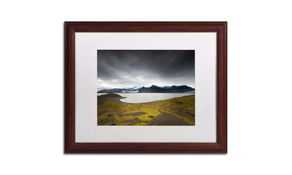 Philippe Sainte-Laudy 'Threat in the Sky' Matted Wood Framed Art - Second Medium