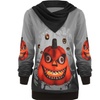 Image 2: Halloween Pumpkin Pattern Women's Plus Top Sweatshirts