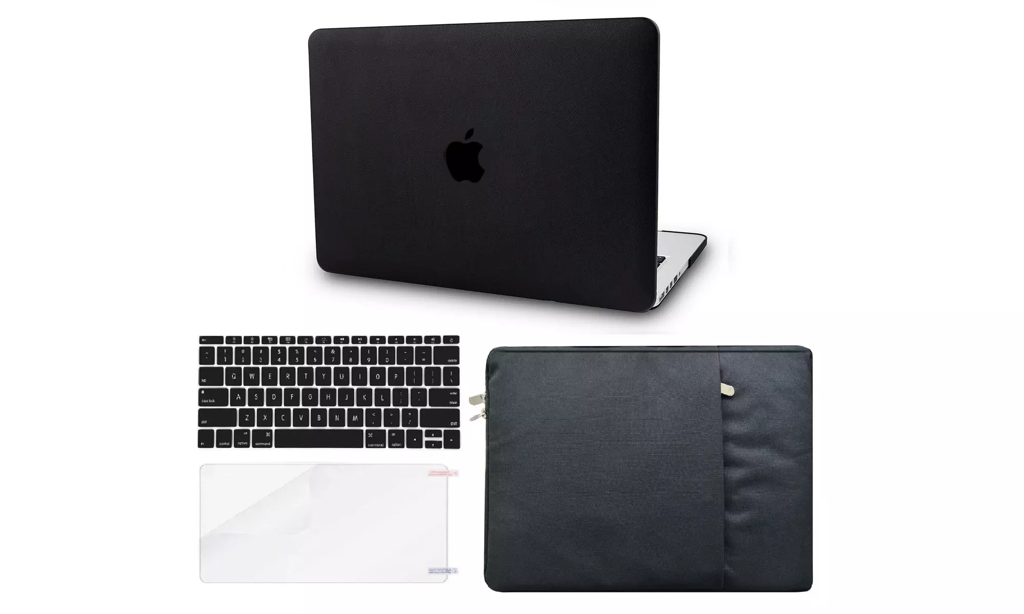 MacBook Pro 13" Case with Shell Keyboard Cover Sleeve and Screen Protector